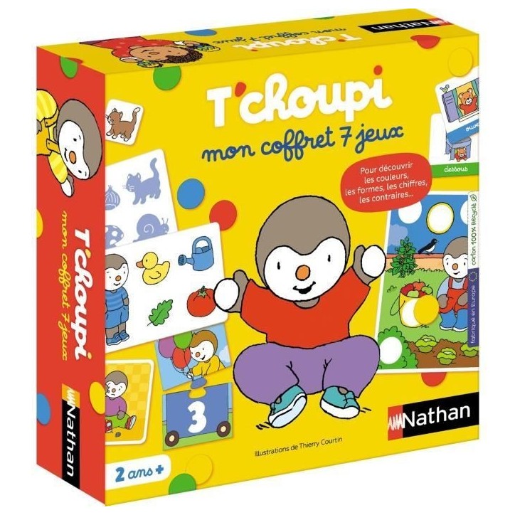 T'CHOUPI Mon coffret 7 jeux - Jeux éducatifs - NATHAN - Des 2 ans T'CHOUPI Mon coffret 7 jeux - Jeux éducatifs - NATHAN - Des 2 ans