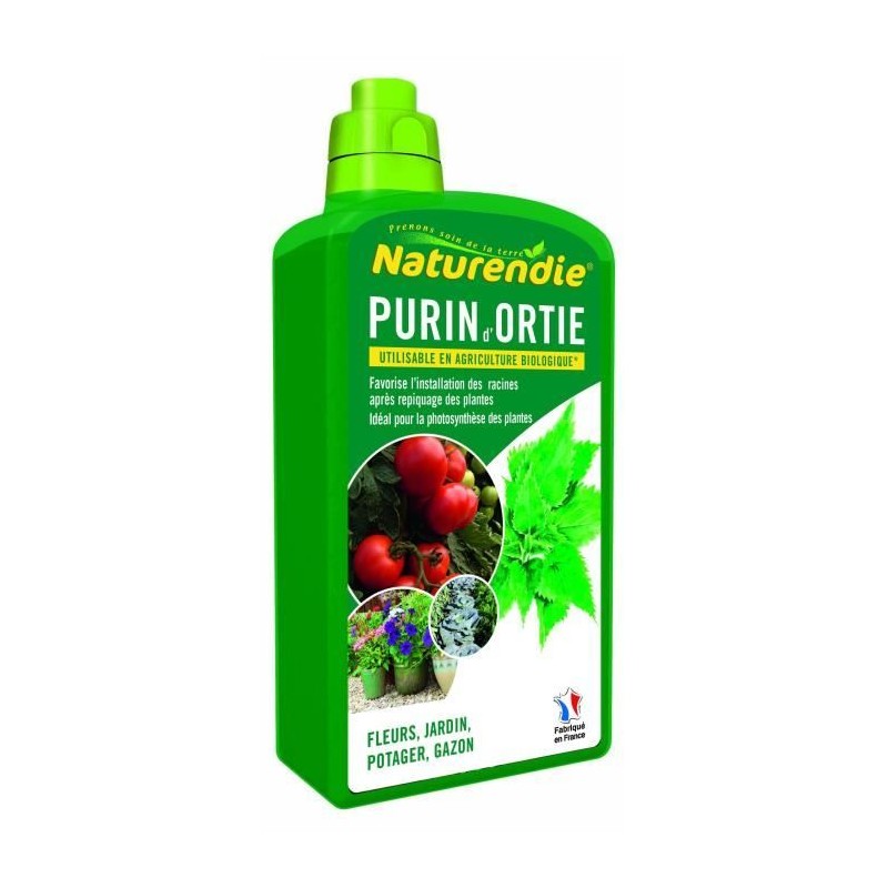 Purin d'orties - NATURENDIE - Fleurs, jardin, potager, gazon - 1 L Purin d'orties - NATURENDIE - Fleurs, jardin, potager, gazon - 1 L