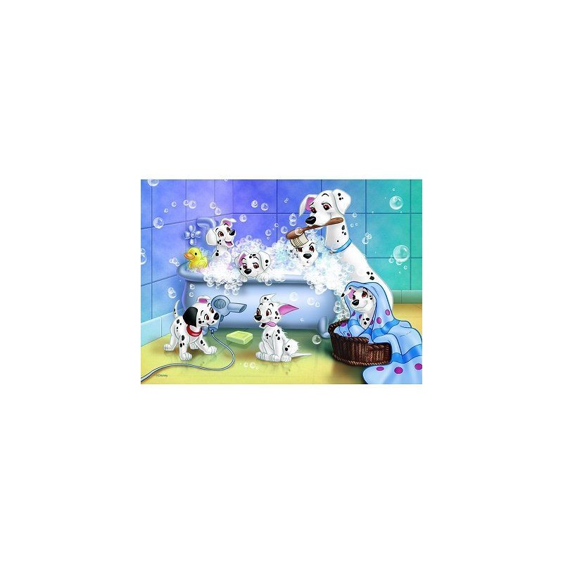 Puzzle 60 p - NATHAN - Les 101 Dalmatiens - Blanc - Disney - Scene de Puzzle 60 p - NATHAN - Les 101 Dalmatiens - Blanc - Disney - Scene de