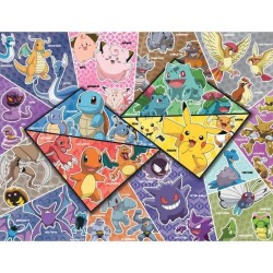Nathan-POKEMON-Puzzle 2000 pieces - Les 16 types de Pokémon-400555687
