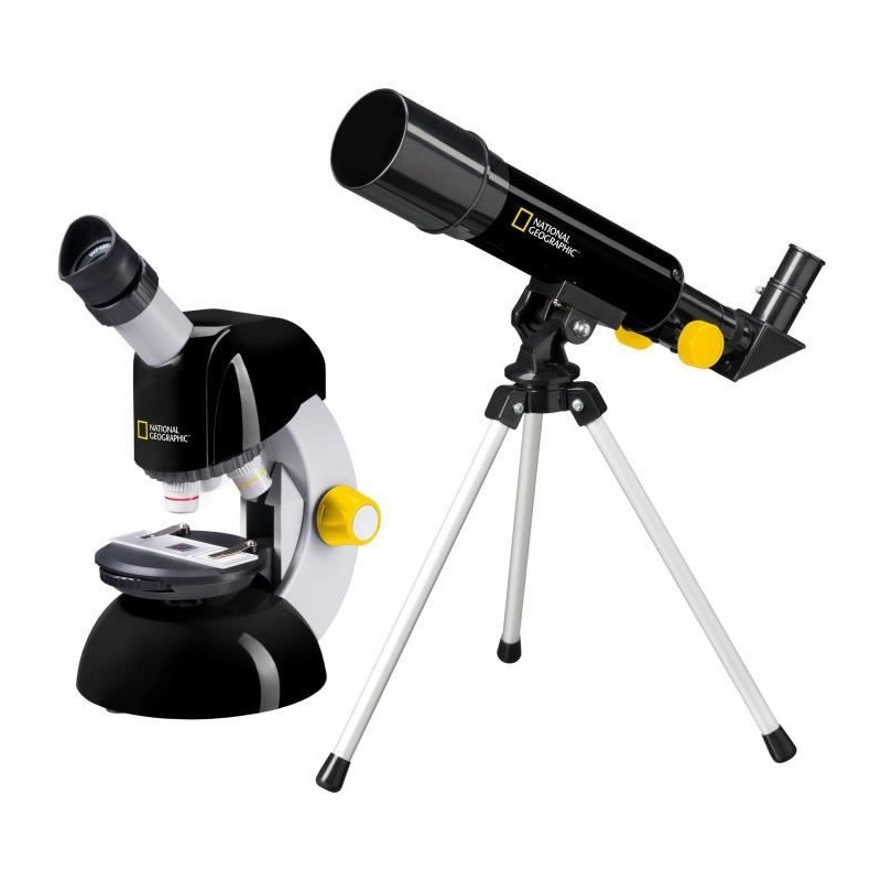 Kit télescope + microscope enfant - National Geographic Kit télescope + microscope enfant - National Geographic