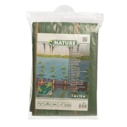 Toile de paillage paysages verte, 1 x 10 m, traité anti UV, 100 g/m²