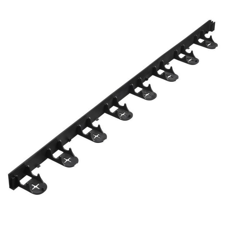 NATURE Bordure a gazon en polypropylene et polyéthylene - 16 ancres - H 4,5 x (4 x L100) cm - Noir NATURE Bordure a gazon en polypropylene et polyéthylene - 16 ancres - H 4,5 x (4 x L100) cm - Noir