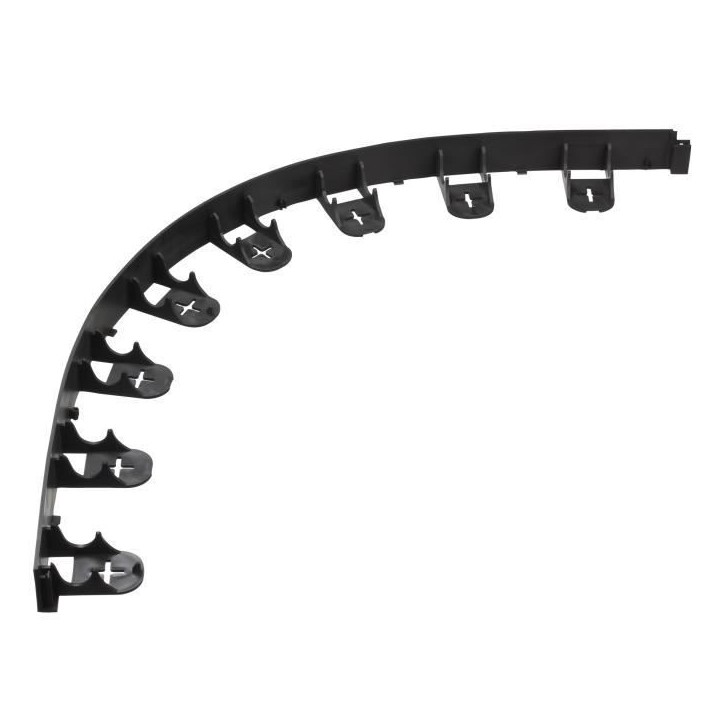 NATURE Bordure a gazon en polypropylene et polyéthylene - 16 ancres - H 4,5 x (4 x L100) cm - Noir NATURE Bordure a gazon en polypropylene et polyéthylene - 16 ancres - H 4,5 x (4 x L100) cm - Noir