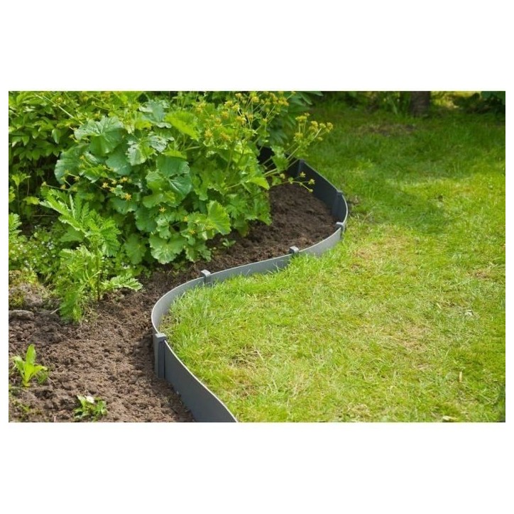 Piquets pour bordures de jardin - NATURE - Ancres en polypropylene gris - Lot de 10 Piquets pour bordures de jardin - NATURE - Ancres en polypropylene gris - Lot de 10