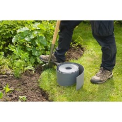 Bordure de jardin en polypropylene NATURE - Epaisseur 3 mm - H 15 cm x