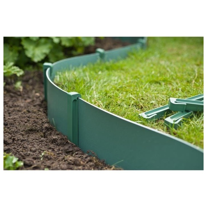 Ancres pour bordure en polyéthylene recyclé - NATURE - H26,7 x 1,9 x 1,8 cm - Vert Ancres pour bordure en polyéthylene recyclé - NATURE - H26,7 x 1,9 x 1,8 cm - Vert