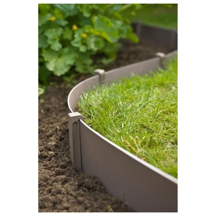 Ancres pour bordure de jardin en polypropylene - NATURE - H26,7 x 1,9 x 1,8 cm - Beige taupe Ancres pour bordure de jardin en polypropylene - NATURE - H26,7 x 1,9 x 1,8 cm - Beige taupe