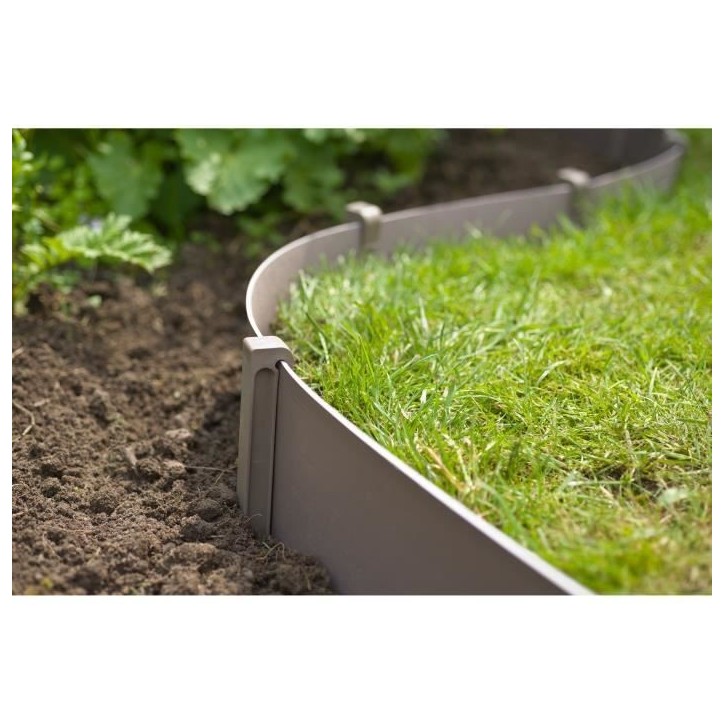 Ancres pour bordure de jardin en polypropylene - NATURE - H26,7 x 1,9 x 1,8 cm - Beige taupe Ancres pour bordure de jardin en polypropylene - NATURE - H26,7 x 1,9 x 1,8 cm - Beige taupe