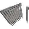 Ancres pour bordure de jardin en polypropylene - NATURE - H 26,7 x 1,9