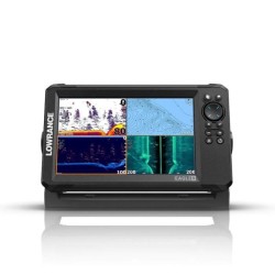 Combiné GPS sondeur - LOWRANCE - Eagle 9 - Sonde TripleShot HD - Écr