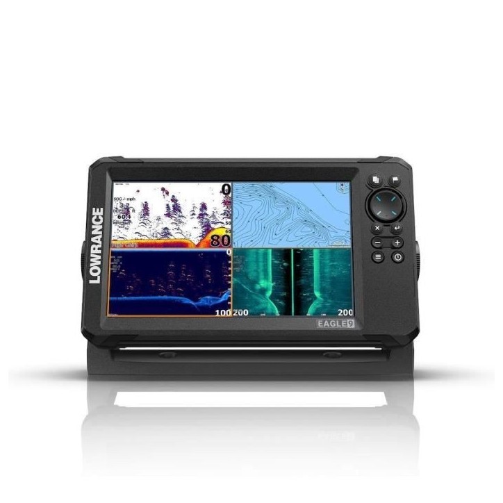 Combiné GPS sondeur - LOWRANCE - Eagle 9 - Sonde TripleShot HD - Écran IPS - Résistance IPX7 Combiné GPS sondeur - LOWRANCE - Eagle 9 - Sonde TripleShot HD - Écran IPS - Résistance IPX7