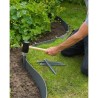 Ancres pour bordure de jardin en polypropylene - NATURE - H 26,7 x 1,9