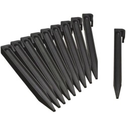 Ancres pour bordure de jardin en polyéthylene recyclé - NATURE - H26