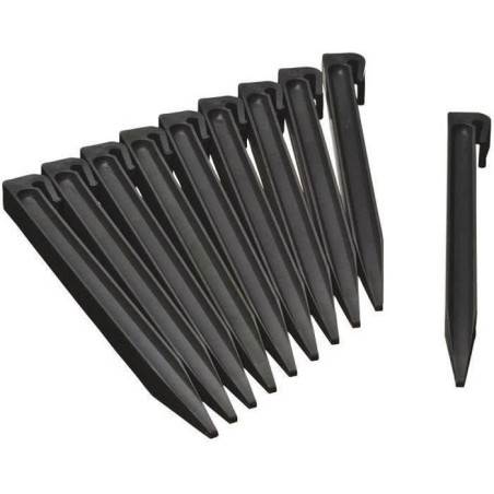 Ancres pour bordure de jardin en polyéthylene recyclé - NATURE - H26