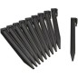 Ancres pour bordure de jardin en polyéthylene recyclé - NATURE - H26,7 x 1,9 x 1,8 cm - Noir Ancres pour bordure de jardin en polyéthylene recyclé - NATURE - H26,7 x 1,9 x 1,8 cm - Noir