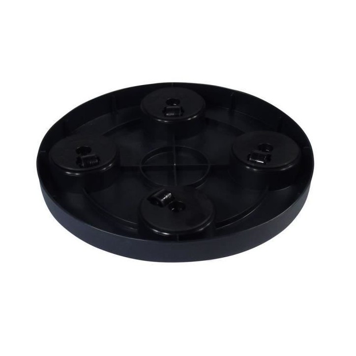 NATURE Tablette a roulettes pour plantes - Polypropylene - H4 x Ø29,2 cm NATURE Tablette a roulettes pour plantes - Polypropylene - H4 x Ø29,2 cm
