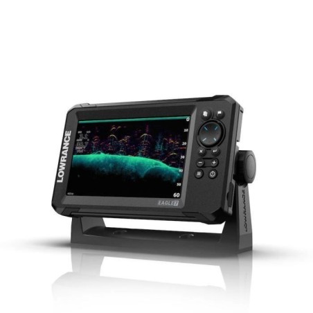 Combiné GPS sondeur - LOWRANCE - Eagle 7 - Sonde SplitShot™ HD - Écran IPS - IPX7
