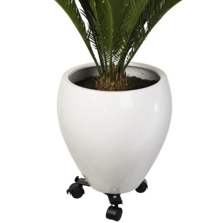 Support de pot roulant extensible - NATURE - En métal époxy noir mat - 3 branches - Charge maxi 75 kg