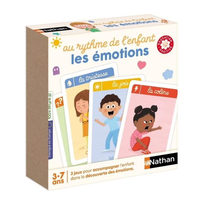 Jeu de cartes des émotions NATHAN Jeu de cartes des émotions NATHAN