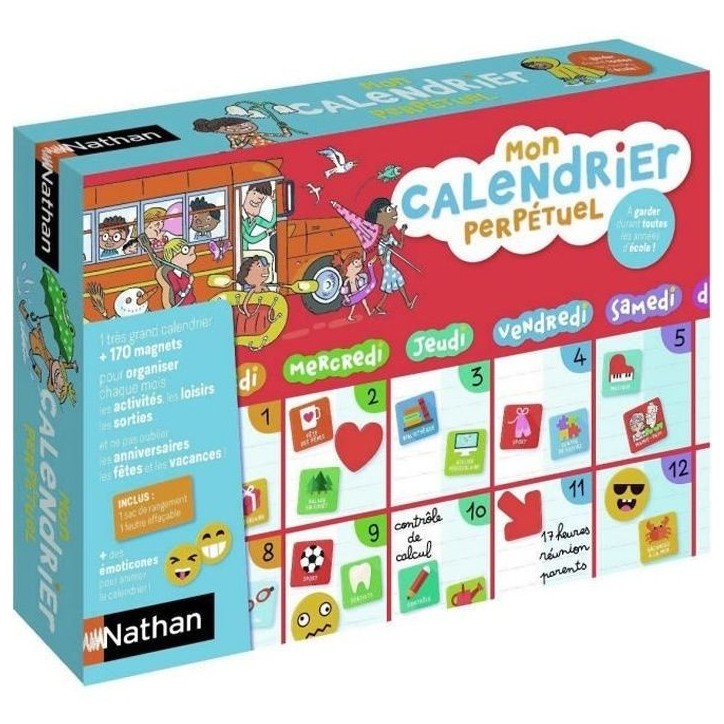 NATHAN - Mon Calendrier Perpetuel Magnétique