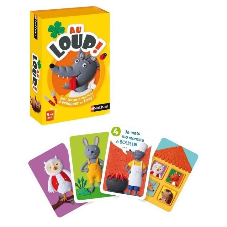 Nathan - Au Loup - Jeu de Cartes Nathan - Au Loup - Jeu de Cartes