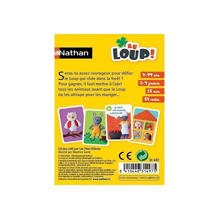 Nathan - Au Loup - Jeu de Cartes Nathan - Au Loup - Jeu de Cartes