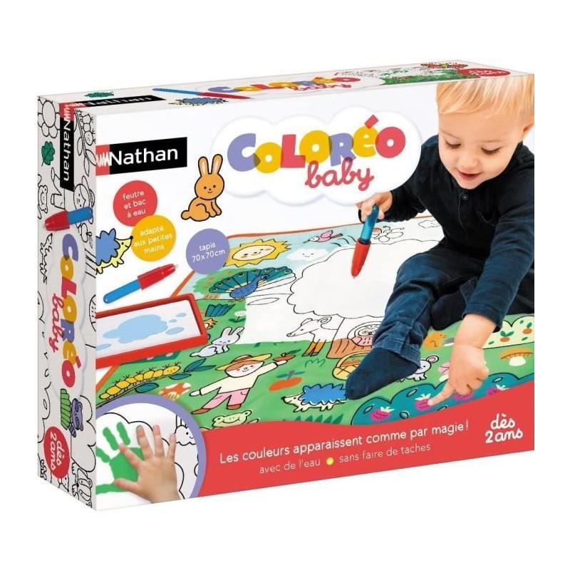 Activité créative - NATHAN - Coloréo Baby - Colorier avec de l'eau, Activité créative - NATHAN - Coloréo Baby - Colorier avec de l'eau,