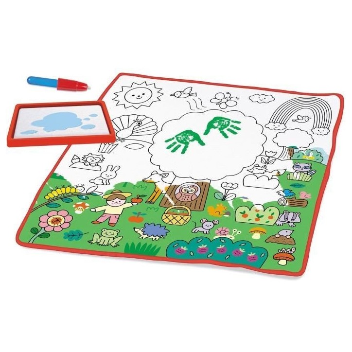 Activité créative - NATHAN - Coloréo Baby - Colorier avec de l'eau, tapis et feutre adaptés Activité créative - NATHAN - Coloréo Baby - Colorier avec de l'eau, tapis et feutre adaptés