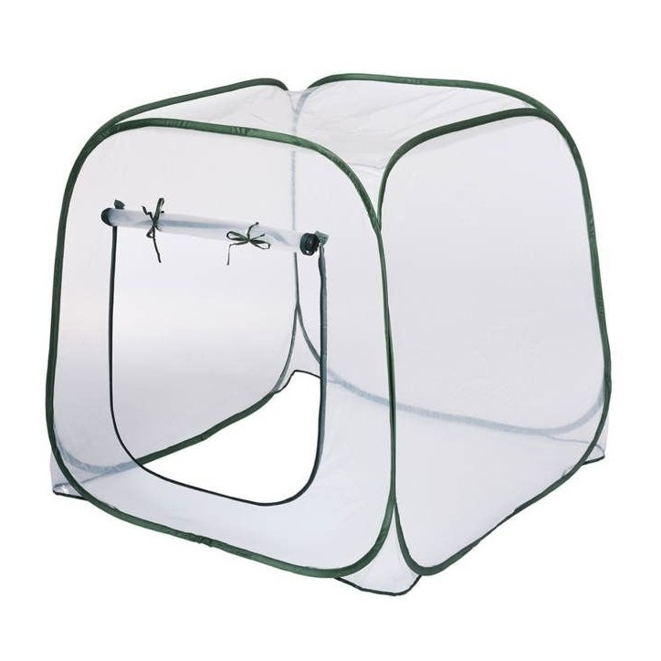 Serre de jardin Pop-Up - NATURE - 100x100x100 cm - PE transparent - Protection anti-UV Serre de jardin Pop-Up - NATURE - 100x100x100 cm - PE transparent - Protection anti-UV