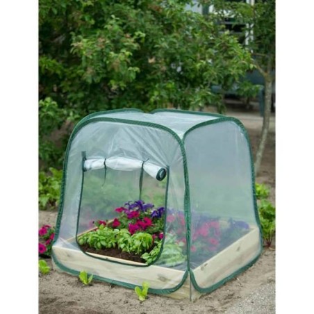 Serre de jardin Pop-Up - NATURE - 100x100x100 cm - PE transparent - Protection anti-UV