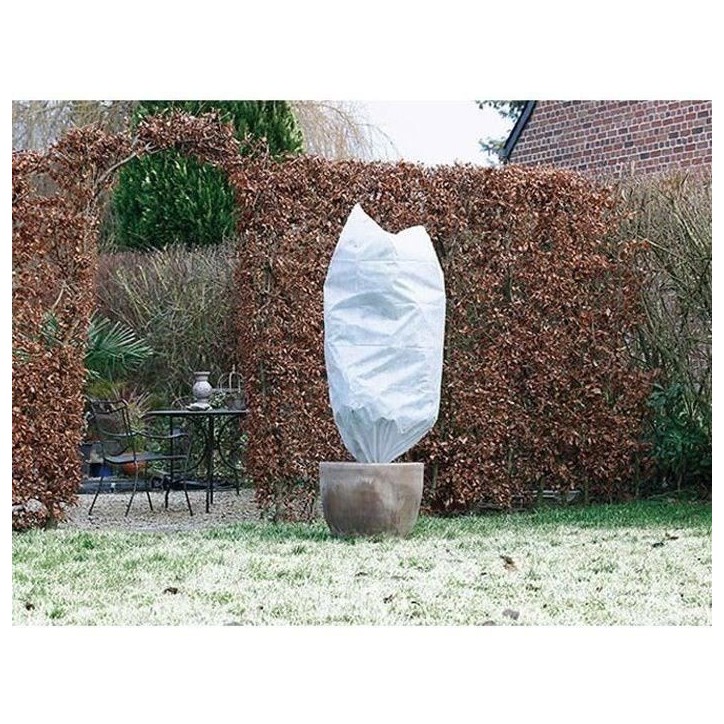 Housse d'hivernage NATURE - Lot de 2 - Ø 75 cm x 1,50 m - Blanc Housse d'hivernage NATURE - Lot de 2 - Ø 75 cm x 1,50 m - Blanc