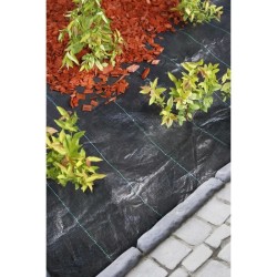 Toile de paillage paysages noire 3,30 x 5 m, traité anti UV, 100 g/m