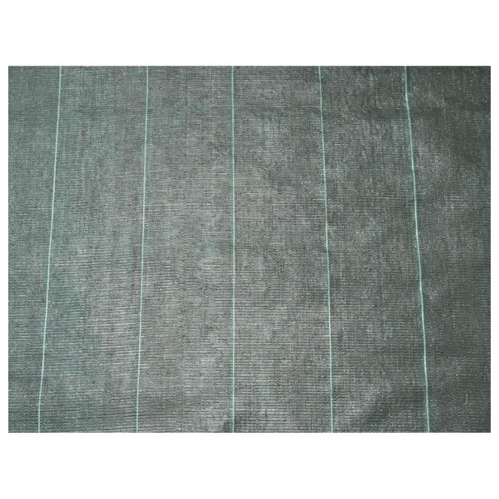 Toile de paillage paysages noire 3,30 x 5 m, traité anti UV, 100 g/m² - Bâche de sol anti mauvaises herbes