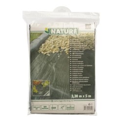 Toile de paillage paysages noire 3,30 x 5 m, traité anti UV, 100 g/m