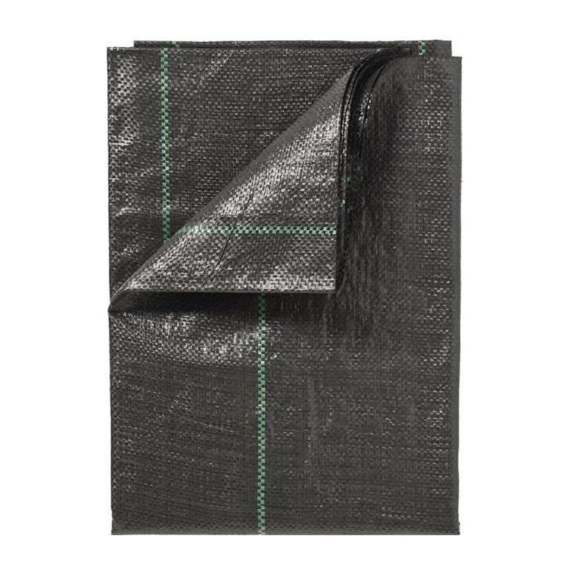 Toile de paillage paysages noire 1 x 25 m, traité anti UV, 100 g/m²