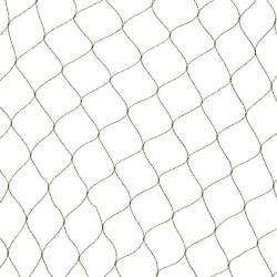 Filet anti-oiseaux NATURE Primo 10 x 10 m Noir - Mailles 28mm - Polyé