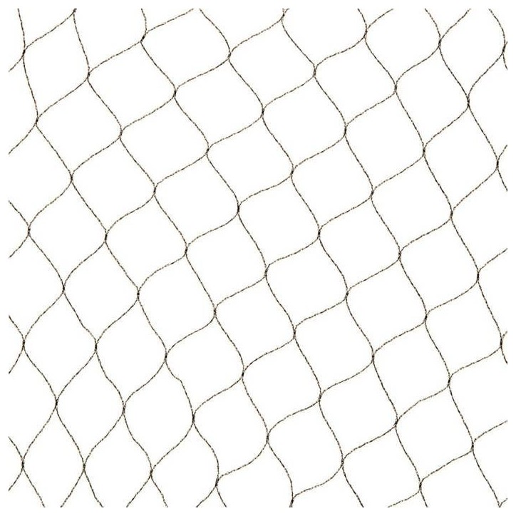 Filet anti-oiseaux NATURE Primo 10 x 10 m Noir - Mailles 28mm - Polyéthylene 12gr/m²