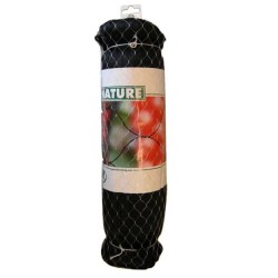 Filet anti-oiseaux NATURE Primo 10 x 10 m Noir - Mailles 28mm - Polyé