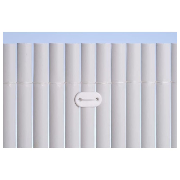 Set de 26 fixations pour mailles - NATURE - Blanc - Attache + brin 14 cm fil de fer plastifié Set de 26 fixations pour mailles - NATURE - Blanc - Attache + brin 14 cm fil de fer plastifié