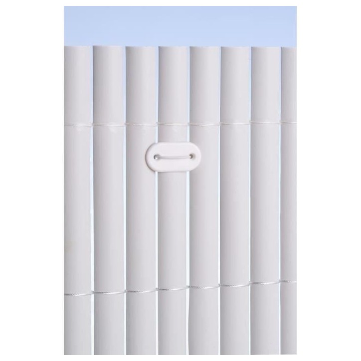 Set de 26 fixations pour mailles - NATURE - Blanc - Attache + brin 14 cm fil de fer plastifié Set de 26 fixations pour mailles - NATURE - Blanc - Attache + brin 14 cm fil de fer plastifié
