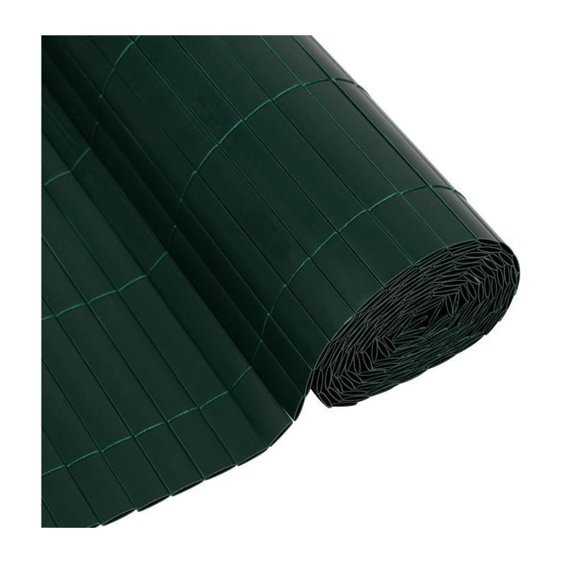 Canisse PVC double face - NATURE - 1 x 3 m - 1600 g/m² - Occultant 4/