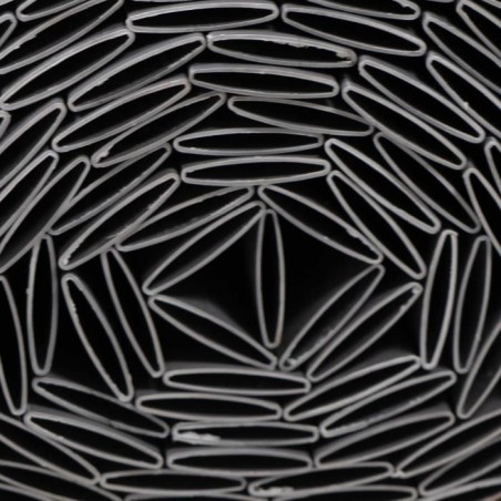 Canisse PVC double face - NATURE - 1 x 3 m - 1600 g/m² - Occultant 4/5 - Anti-UV - Gris clair