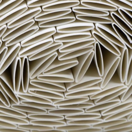 Canisse PVC double face - NATURE - 1 x 3 m - 1600 g/m² - Occultant 4/5 - Anti-UV - Blanc