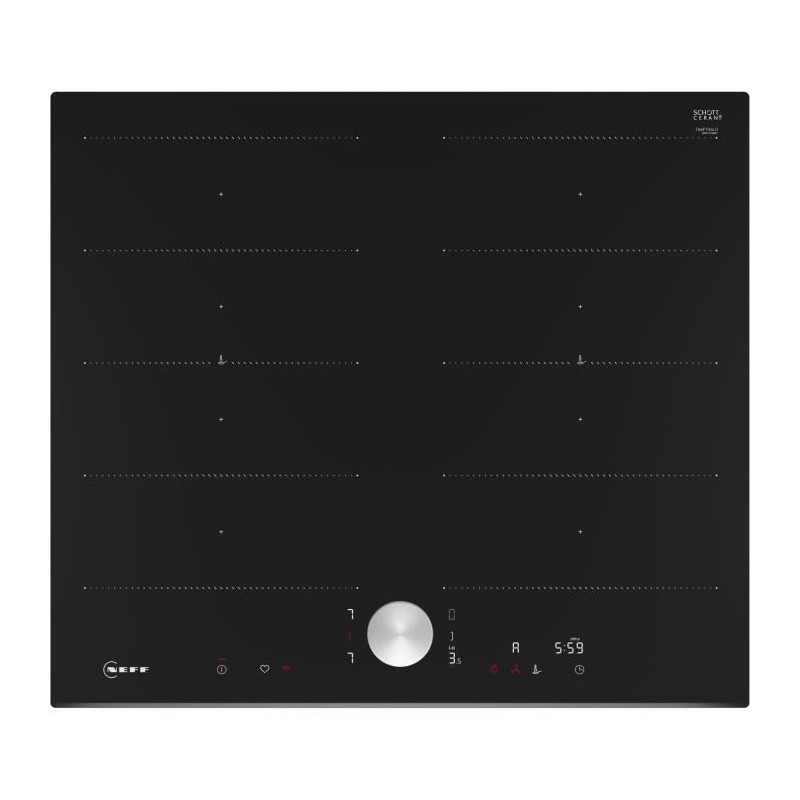 Table de cuisson a induction - NEFF N90 - 4 foyers - 7400 W - 59,2 x 5 Table de cuisson a induction - NEFF N90 - 4 foyers - 7400 W - 59,2 x 5