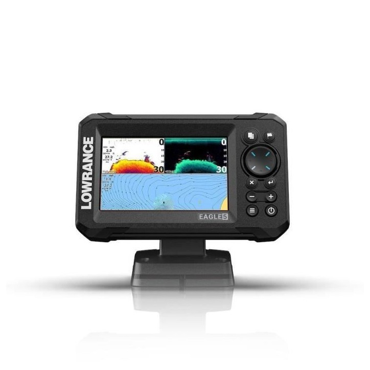 Combiné GPS sondeur - LOWRANCE - Eagle 5 - Avec sonde slipshot HD Combiné GPS sondeur - LOWRANCE - Eagle 5 - Avec sonde slipshot HD