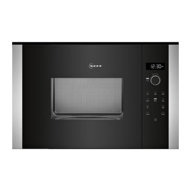 Micro-ondes simple encastrable - NEFF N50 - HLAWD23N1F - Inox - 20 L - Micro-ondes simple encastrable - NEFF N50 - HLAWD23N1F - Inox - 20 L -