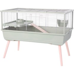 ZOLUX Cage grillagée rongeur surélevée pour cochon d'inde - 99 x 54