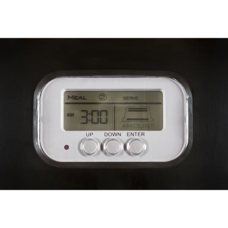 EYENIMAL Distributeur automatique 5 kg de croquettes 45x20x47 cm - Noir - Pour chat et petit chien