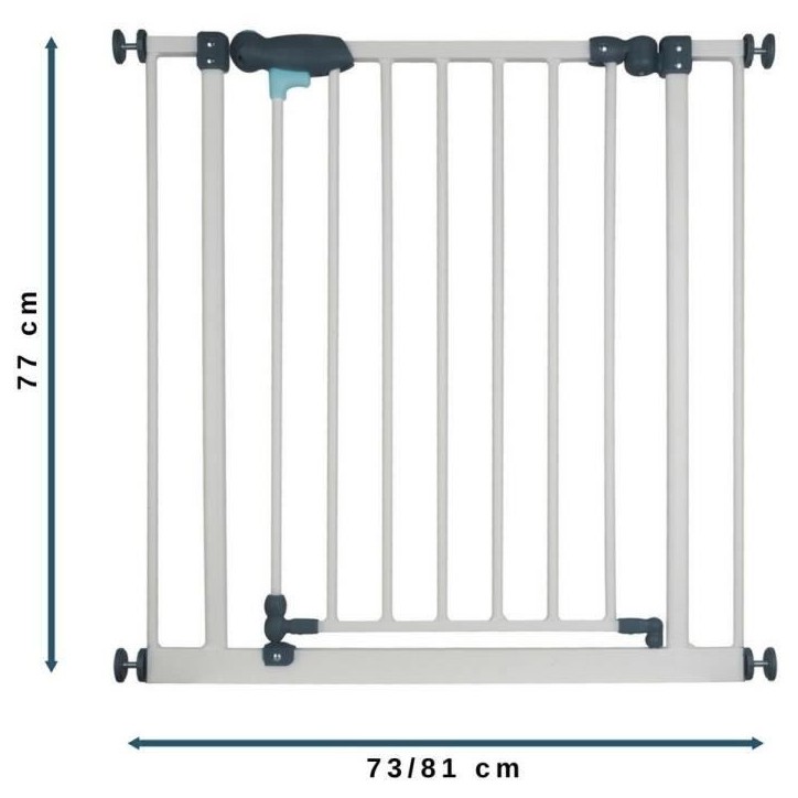 NIDALYS Barriere de sécurité Enfant extensible Aalto